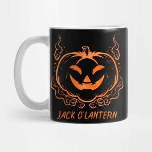 Evil Jack O Lantern Face Costume For Halloween Mug